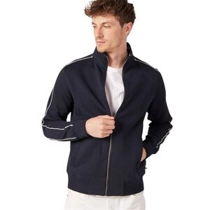 Black Club Monaco Zip Up Sweater (S)